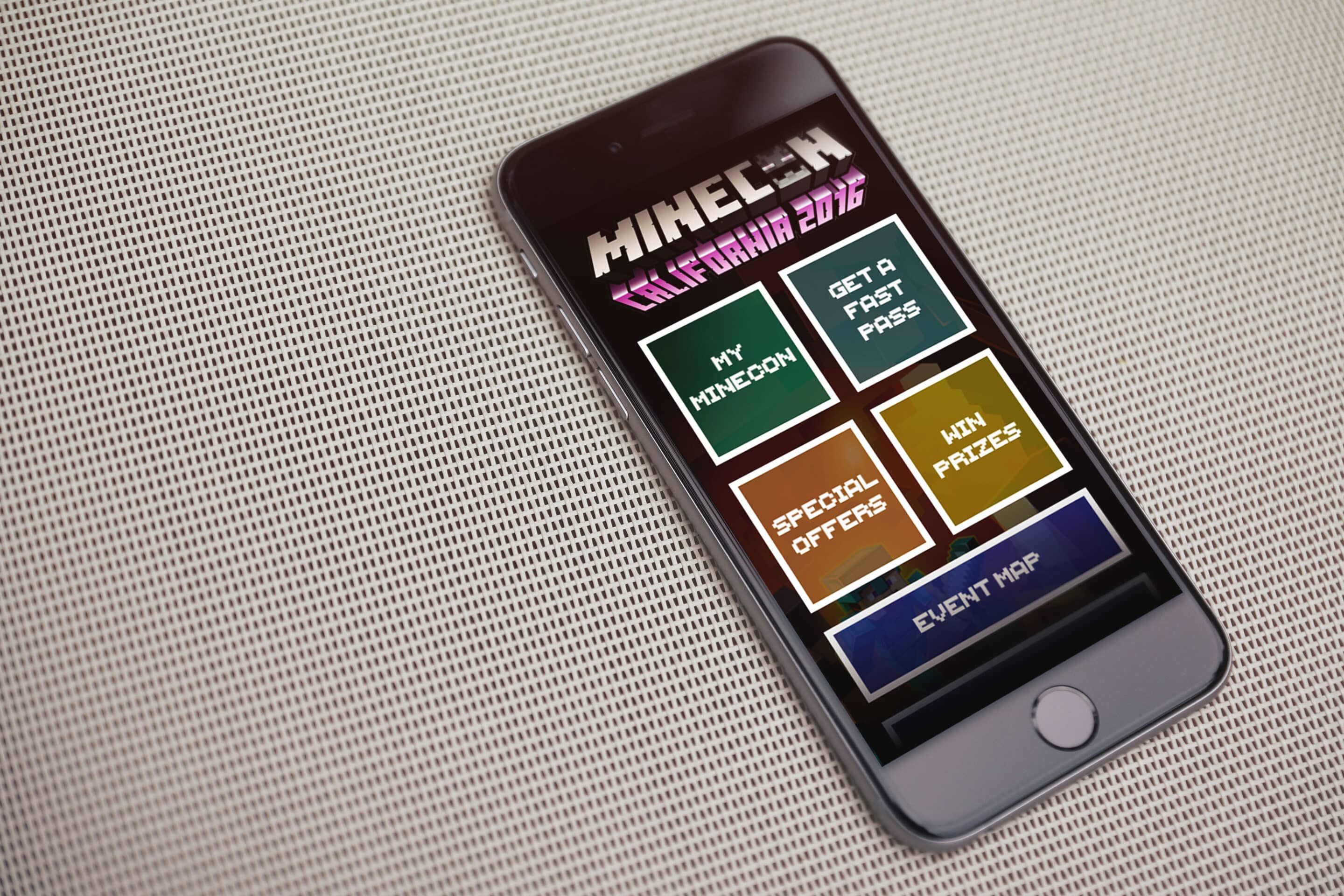 Minecon mobile app