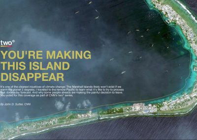 CNN Two Degrees: You’re Making This Island Disappear