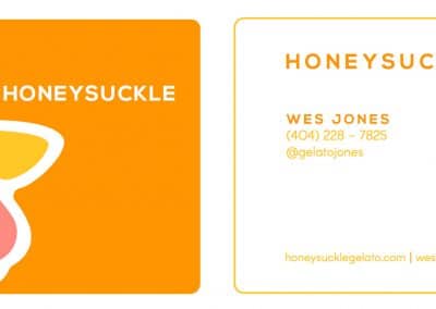 Honeysuckle Gelato - Business Cards