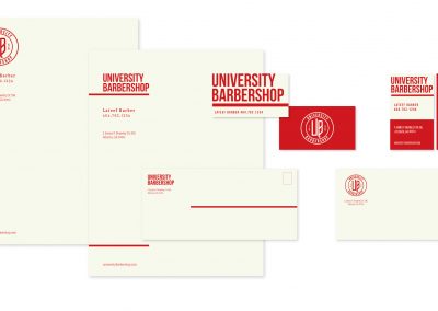 University Barbershop - Stationery